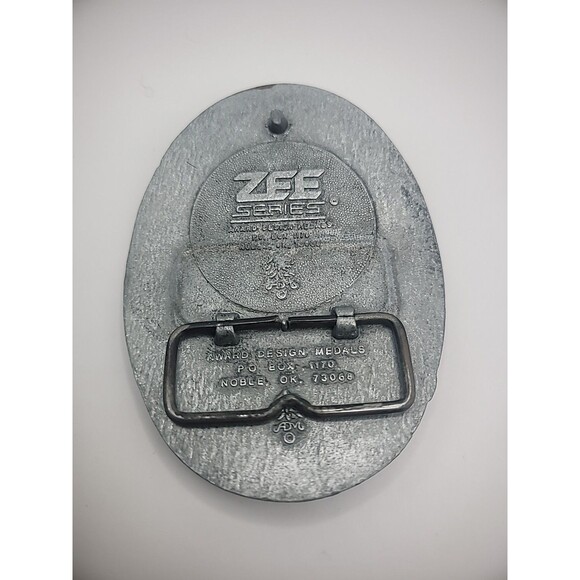 Belt Buckle Zee Series Metal Tone Cowboy Rancher Horse Bull Ride - Picture 11 of 13
